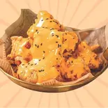 ハニーマスタードチキン(骨なし)（小馋猫烤肉拌饭(シャオチャンマオビビンバ)）