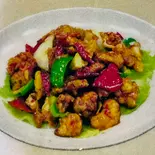 鶏肉の黒胡椒炒め（金福来）