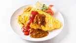 特製オムライス2色ソース（キッチンのとや）