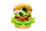 ブロッコリー＆アボカドチーズバーガー/高加水バンズ（the 3rd Burger 新宿大ガード店）