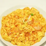 エビチリ玉子丼 Shrimp ＆ Chili ＆ Egg Rice Bowl（チャイニーズキッチン 大唐）