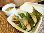 玄米おにぎりサラダ味噌汁セット(cafeStayHappy)