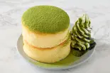 宇治抹茶ホイップスフレパンケーキ(2個付き)Matcha Whips Souffle Pancake（しっとりパンケーキ 恋するスフレ 南6条西）