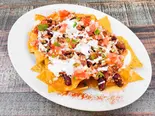 ベジタリアン 豆腐ナチョス Meat-free tofu nachos(メキシコ料理ドンブランコ)