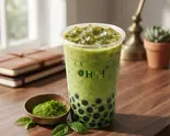 宇治抹茶タピオカミルクティー（OHO NIPPORI）