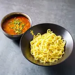 辛いカレーつけ麺 Red Curry soup and cold noodles（カレー麺 実之和 伊勢佐木町店）