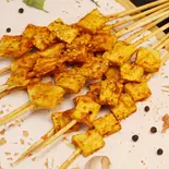 牛ハツモト焼き(2本セット)（串門‐創作中国料理）