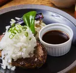 ◆鬼おろしハンバーグ(単品)|Coarsely Grated Radish Ponzu Hamburg Steak(Single item)（山本のハンバーグ 六本松店）