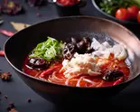 低脂肪ササミチキンの糖質ゼロ麺（糖質ゼロ麺！マッスル麻辣）