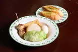 おでん おまかせ5品 + ガーリックトーストセット(おでん 煮沁む〜NISHIMU)