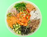 醤油ポン酢の和風ポキサラダボウル soy sauce and ponzu sauce（14種野菜のヘルシーポキサラダボウル HEALTHY POKE SALAD TOKYO）