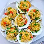 蒜蓉粉丝扇贝2个/にんにく春雨ホタテ(丁記美食城)