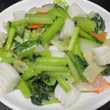 イカと青菜炒め（興安園）
