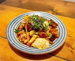 みそ焼きホルモン炒め（串あげ 上々）