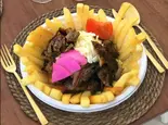 フライドポテトビーフケバブドン fries pateto beef kebap don（EFLIF KEBAB 白楽店）
