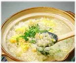 お鍋ご注文のお客様の雑炊セットスープ付き（だし巻き玉子＆もつ鍋 ダイニングM）