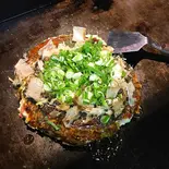 関西風混ぜ焼き(豚)(お好み焼き 鉄板バル ぎおんぼう)