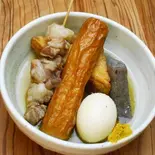 おでん5種盛り合わせ（寿司スタンドとらず。西本町店）