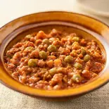 キーマ・チャナカリー(プレーンナーン1枚つき)Keema chana curry(1 plain naan Incl)（DELHI'S CAFE）