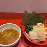 赤家のかつおつけ麺(横浜家系ラーメン赤家 梅島店)