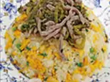 高菜と牛肉チャーハン 大盛り（客来香）