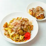 焼きそば たこ焼き3個セット(Aセット)（お好み焼き・たこ焼き はやし商店【九条】）