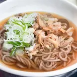 温かい肉蕎麦(らーめん酒場 あっ。)