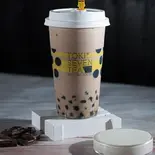 キャラメルタピオカミルクティーM（TOKI SEVEN TEA＆台湾ジーパイ、自家製唐揚げ 大塚店）