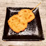 レンコンの串揚げ（肉酒場にゃぶ）