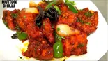 マトン・チリー MUTTON CHILLI（INDIAN RESTURANT OM GANESHA）