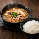 味噌チゲセット（ソウルサムギョプサル）