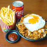 エッグケバブ丼 【L】 セット Egg Topping Kebab Don Set（ロイヤルケバブハウス）
