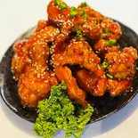 辛ヤンニョムチキン7P Spicy Yangnyeom Chicken 7P 매운양념 치킨 7P（ケバブ Rain【立川店】）