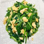 ニラと卵の炒め物（聚香園）