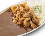 薄切り豚バラカレー Sliced Pork Belly Curry（元祖豚丼屋TONTON広島宝町店）