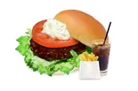 照り焼きバーガーセット/しろもちバンズ（the 3rd Burger 新宿大ガード店）