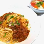 湊川ミートソースセット(大盛り無料)（湊川イタリアン ソラレ）