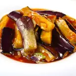 魚香茄子(ナス四川風甘辛ソース炒め)（北京ダック専門店 北京烤鴨店 上野店）