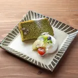 米粉のシフォンケーキ(抹茶大納言)（【オーガニックと米粉のお店】chou chou me cafe/sakabar）