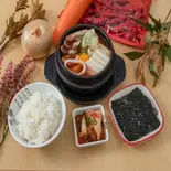海鮮スンドゥブチゲ定食（ソウルトッポギ）