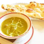 チキンほうれん草セット Chicken Hourenso Set（ロヒットナンカレーハウス）
