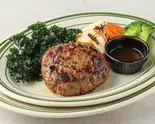 牛100％ハンバーググリル Grilled 100% Beef Hamburg Steak（FLOWS GRILL | BAR 中野）