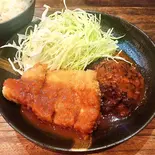 とんかつ＆ハンバーグセット（とんかつ大王）