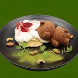 お昼寝くまさんパンケーキ(【グルテンフリーとパンケーキのお店】TIARA IN ROSE ティアラインローズ)