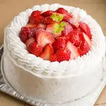 苺の生クリームデコレーション5号 Strawberry Decorated Cream Cake #5(柴又コシジ洋菓子店)