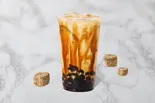 タピオカ 黒糖ミルクティー Tapioca Brown Sugar Milk Tea(しっとりパンケーキ 恋するスフレ 天神店)