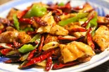 鶏肉の四川風炒め(中華料理 嘉楽飯店 荻窪店)