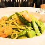 海老のジェノベーゼパスタ（SALON AKARI）