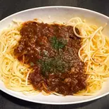 ミートパスタ（Bar 25）
