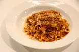 ミートソースパスタ ドリンクセット ミニサラダ付き（＆LATTE.）